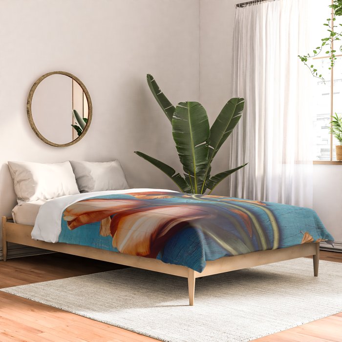 Orange Tulips Comforter Gallery Image 2