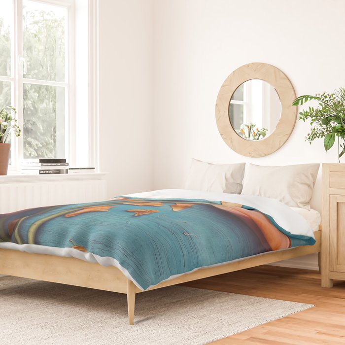 Orange Tulips Duvet Cover Gallery Image 2