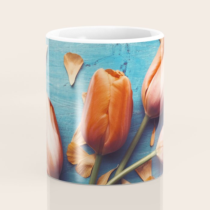 Orange Tulips Coffee Mug Gallery Image 4