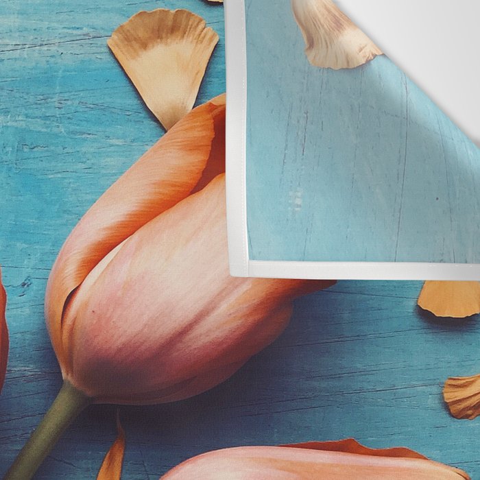Orange Tulips Wall Tapestry Gallery Image 3