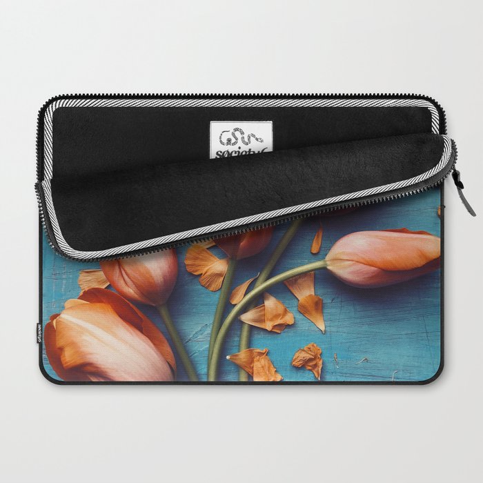 Orange Tulips Laptop Sleeve Gallery Image 2