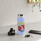 Gemini Twins in Lavender & Blue | Zodiac Series Water Bottle Gallery Image 5