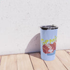 Gemini Twins in Lavender & Blue | Zodiac Series Travel Mug Gallery Image 4