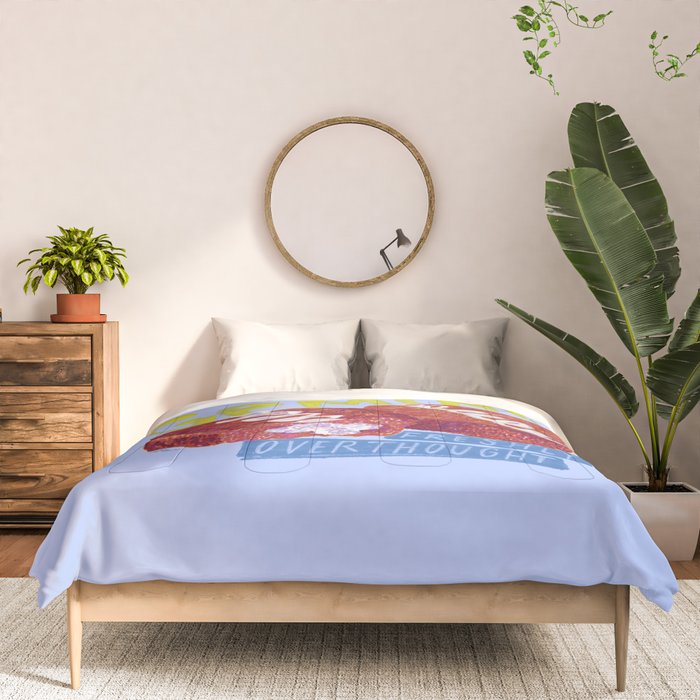 Gemini Twins in Lavender & Blue | Zodiac Series Comforter Gallery Image 3