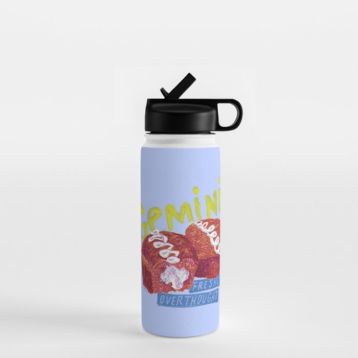Gemini Twins in Lavender & Blue | Zodiac Series Water Bottle Gallery Image 1
