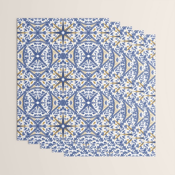 Intricate nature circular tiles B24 Wrapping Paper Gallery Image 3