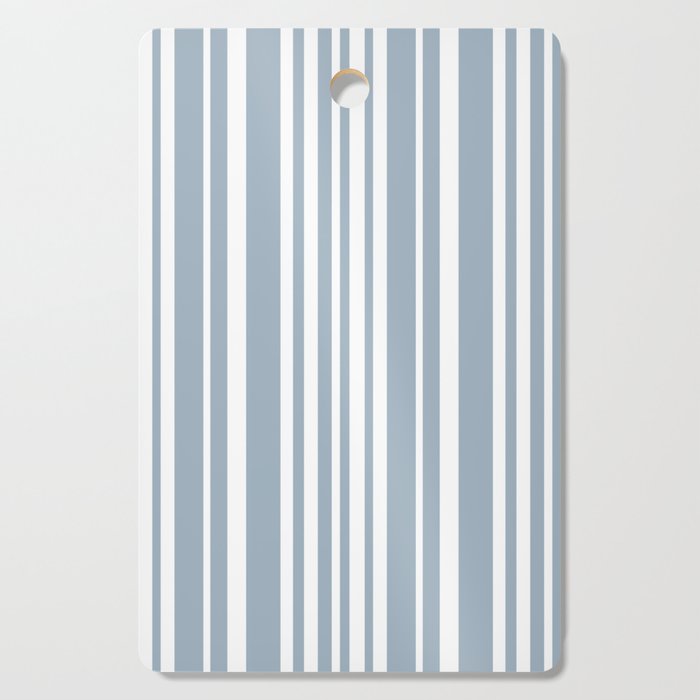 Classic Stripes XXXVI - Natural Blue  Cutting Board Gallery Image 1