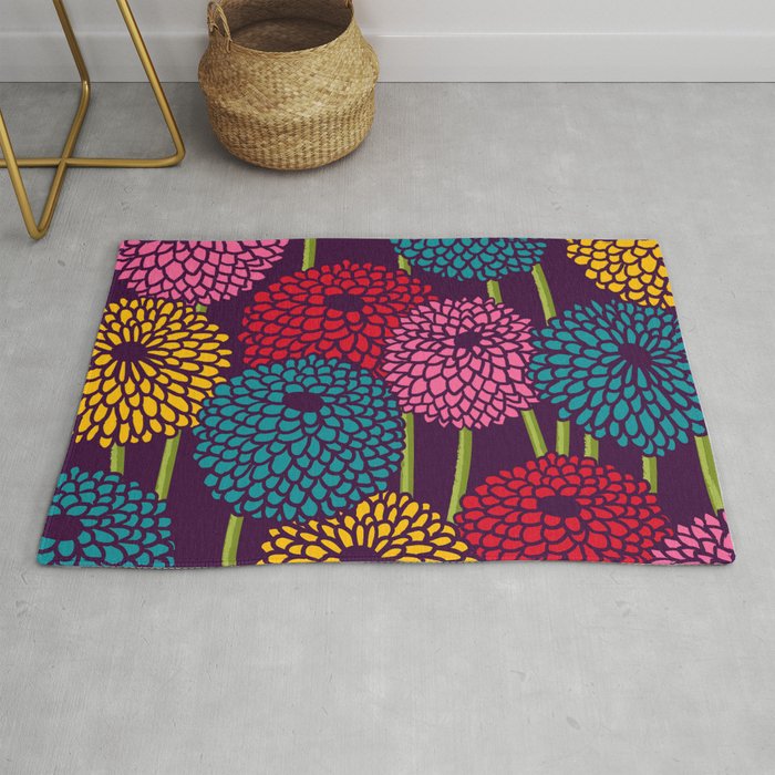Full of Chrysanth Rug Gallery Image 1