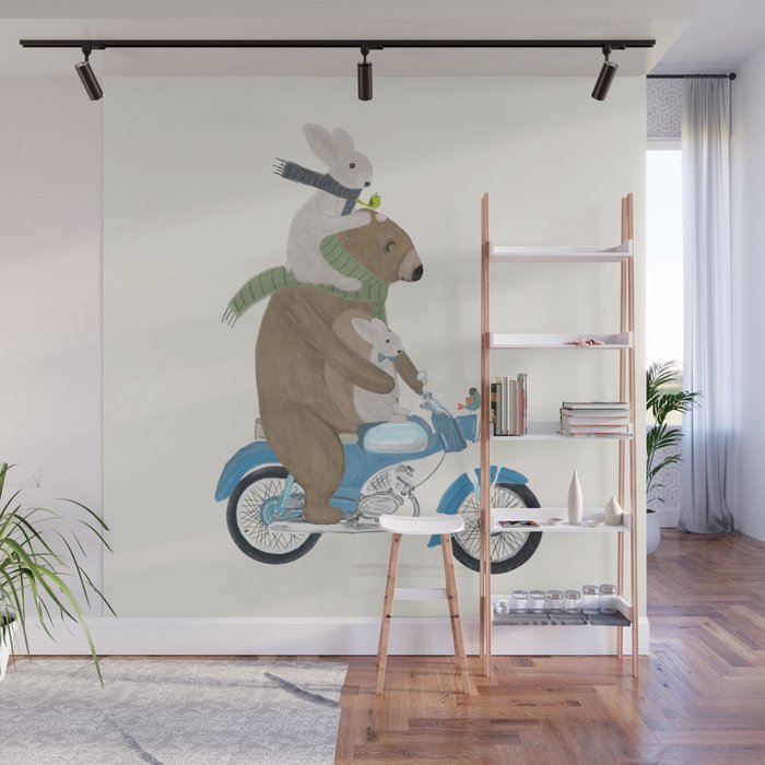 biker buddies Wall Mural Gallery Image 1