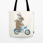 biker buddies Tote Bag Gallery Image 1