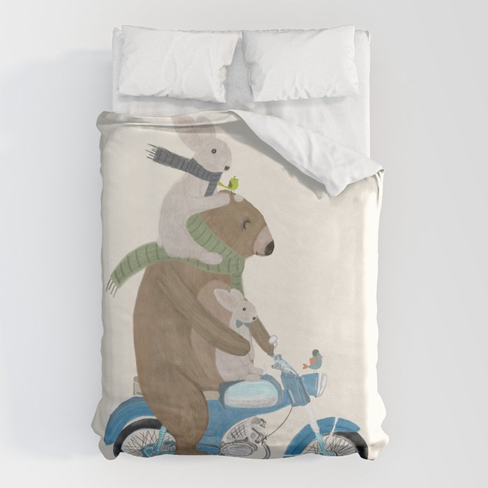 biker buddies Duvet Cover Gallery Image 6
