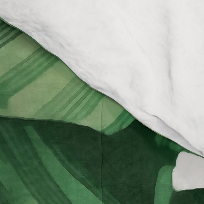 Tropical banana leaves Comforter Gallery Image 4