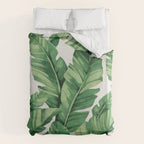 Tropical banana leaves Duvet Cover Gallery Image 6