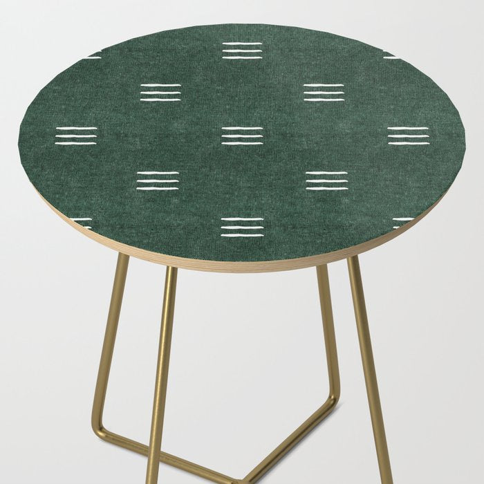 triple dash - green Side Table Gallery Image 2