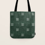 triple dash - green Tote Bag Gallery Image 1