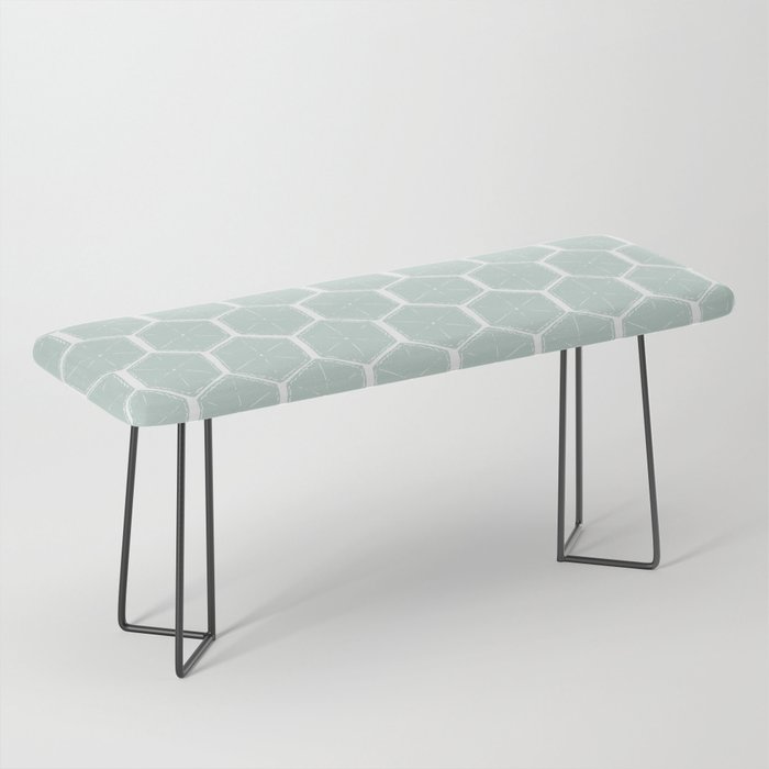Beach Umbrellas . Soft Aqua Bench Gallery Image 1