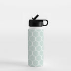 Beach Umbrellas . Soft Aqua Water Bottle Gallery Image 1
