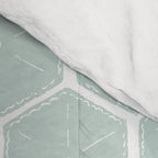 Beach Umbrellas . Soft Aqua Comforter Gallery Image 4