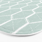 Beach Umbrellas . Soft Aqua Bath Mat Gallery Image 3