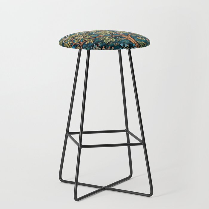 William Morris Tree Of Life, Morris floral,No, 1. Stool Gallery Image 1