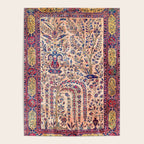 Silk Kashan Central Persian Rug Print Poster Gallery Image 4