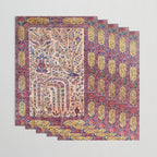 Silk Kashan Central Persian Rug Print Wrapping Paper Gallery Image 3