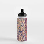 Silk Kashan Central Persian Rug Print Water Bottle Gallery Image 2
