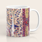 Silk Kashan Central Persian Rug Print Coffee Mug Gallery Image 1