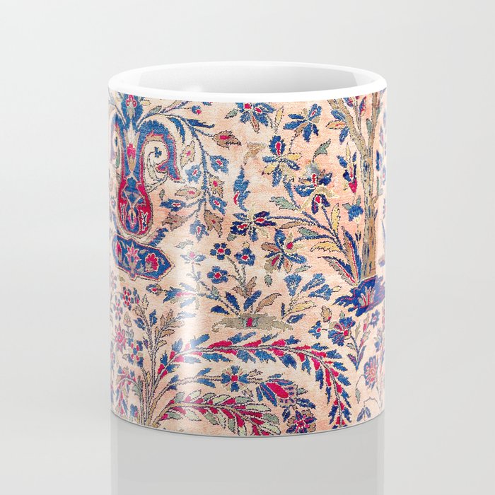 Silk Kashan Central Persian Rug Print Coffee Mug Gallery Image 4