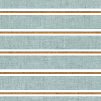 Cadence Stripes - dusty blue and rust Coffee Mug Gallery Image 2