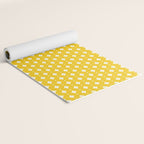 Vintage Stars XVII Bright Yellow Yoga Mat Gallery Image 2