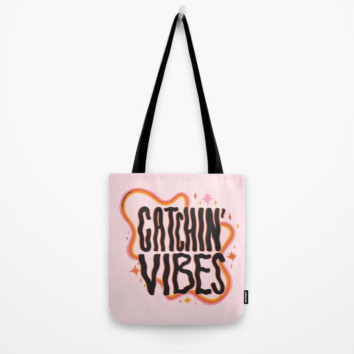 Catchin' Vibes Tote Bag Gallery Image 2