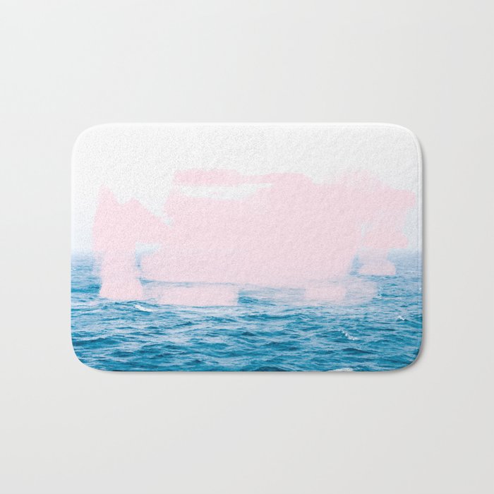 Ocean + Pink #society6 #decor #buyart Bath Mat Gallery Image 1