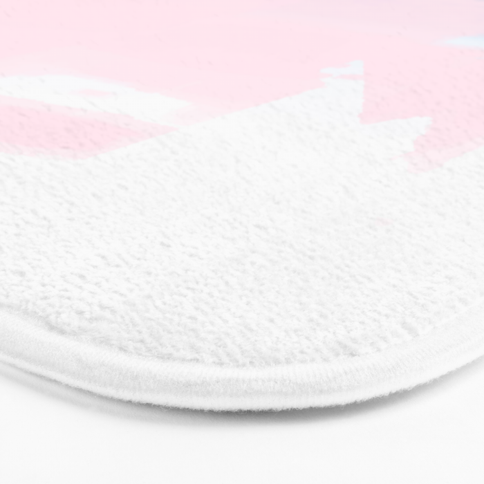Ocean + Pink #society6 #decor #buyart Bath Mat Gallery Image 3