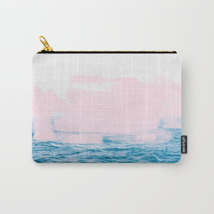Ocean + Pink #society6 #decor #buyart Carry All Pouch Gallery Image 1