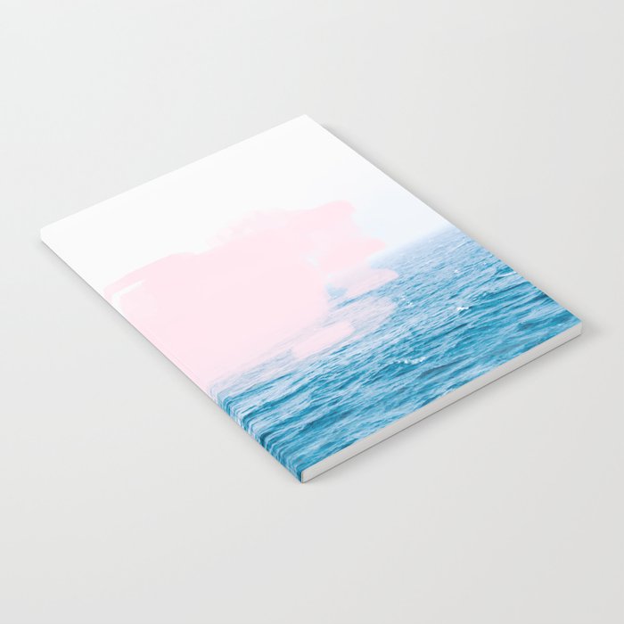 Ocean + Pink #society6 #decor #buyart Notebook Gallery Image 1