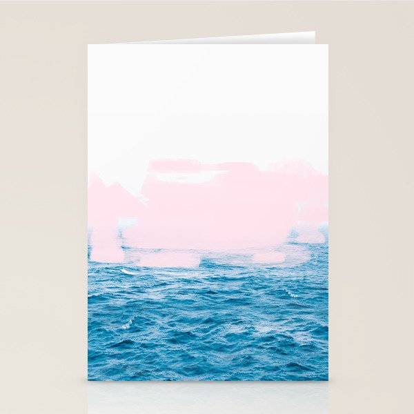 Ocean + Pink #society6 #decor #buyart Stationery Card Gallery Image 2