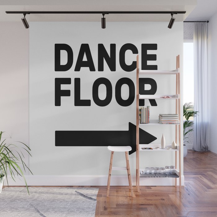 Dance Floor (arrow point right) Wall Mural Gallery Image 1