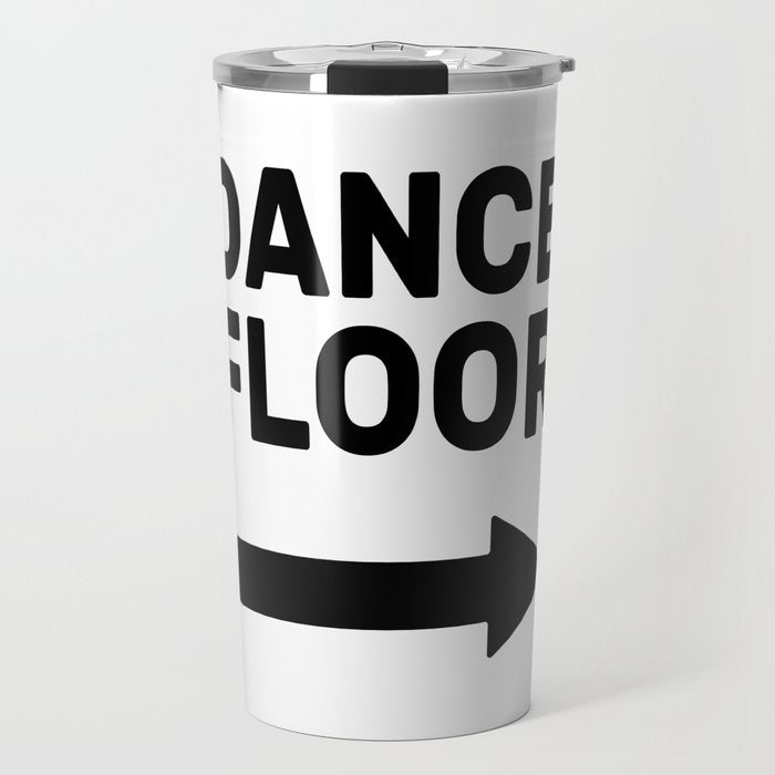 Dance Floor (arrow point right) Travel Mug Gallery Image 1