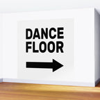 Dance Floor (arrow point right) Wall Mural Gallery Image 2