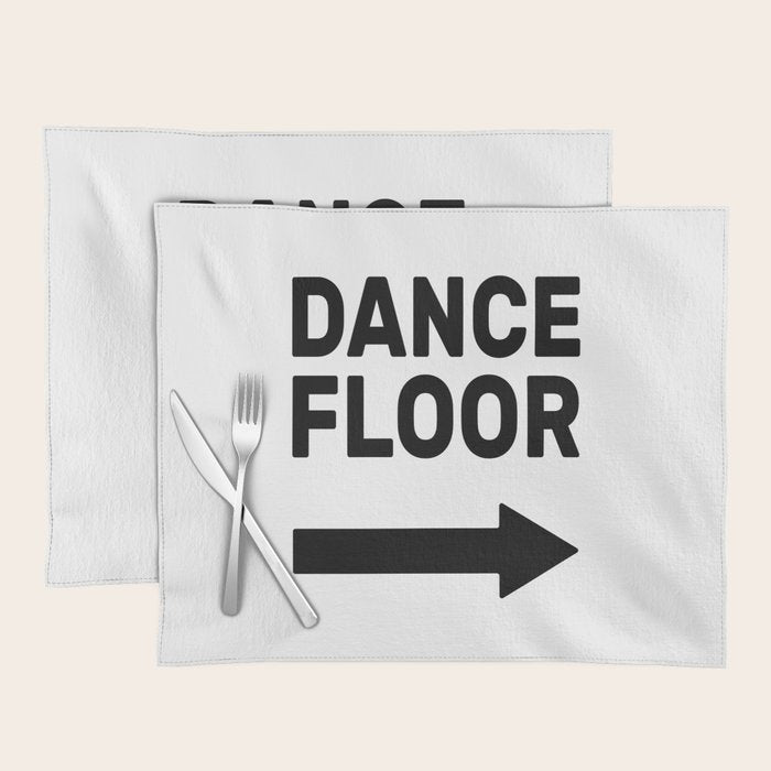 Dance Floor (arrow point right) Placemat Gallery Image 1