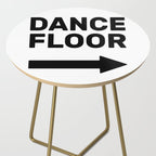 Dance Floor (arrow point right) Side Table Gallery Image 2
