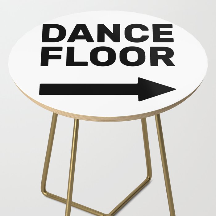 Dance Floor (arrow point right) Side Table Gallery Image 2