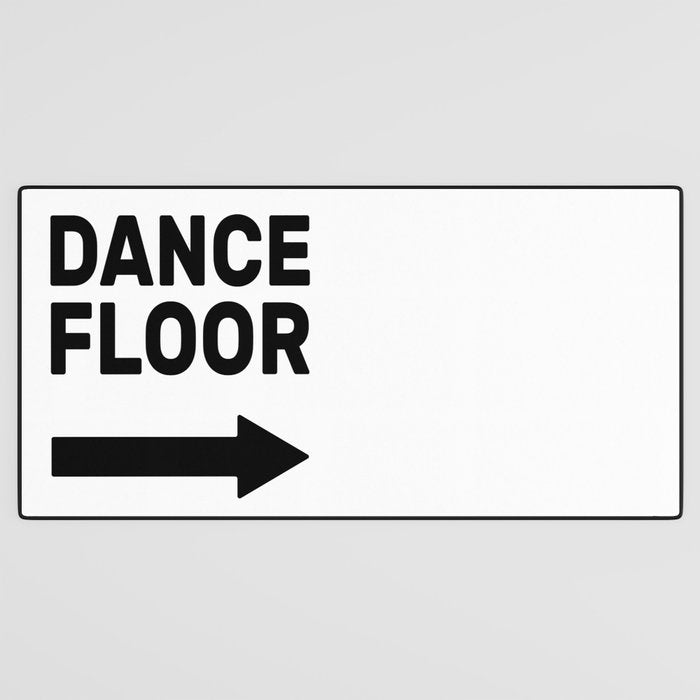 Dance Floor (arrow point right) Desk Mat Gallery Image 3