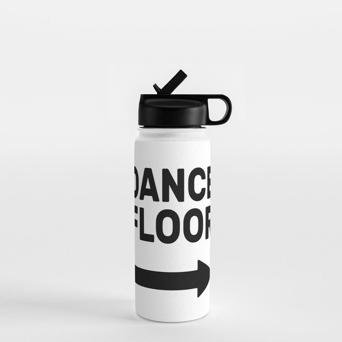 Dance Floor (arrow point right) Water Bottle Gallery Image 1