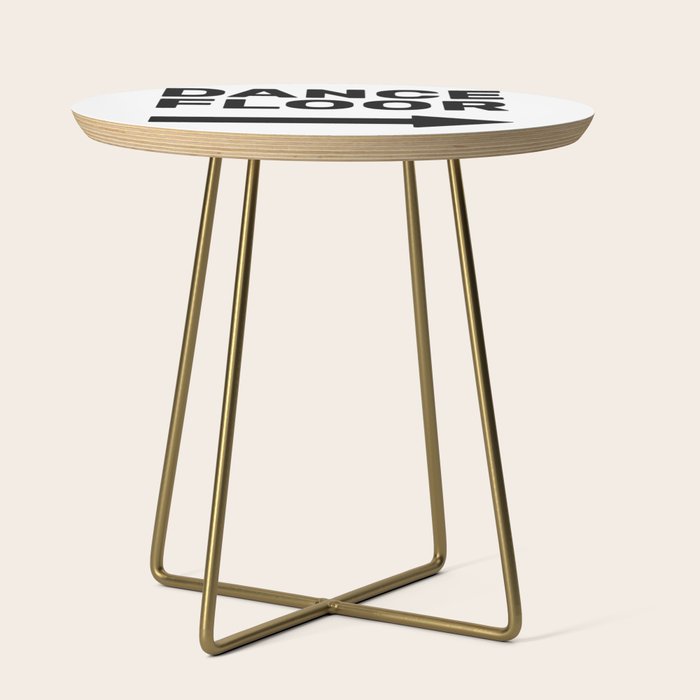 Dance Floor (arrow point right) Side Table Gallery Image 1