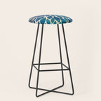 Petal Burst - Turquoise Stool Gallery Image 1