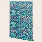 Petal Burst - Turquoise Wallpaper Gallery Image 2