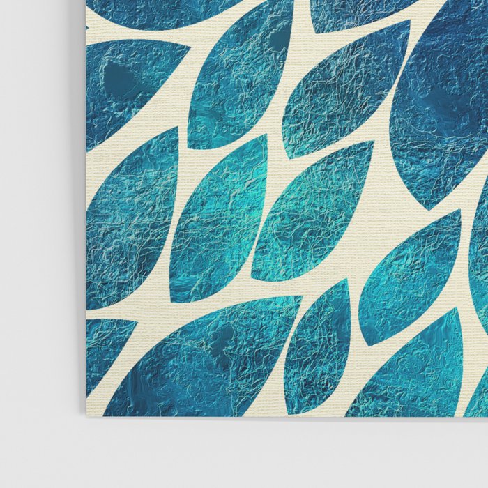 Petal Burst - Turquoise Poster Gallery Image 3