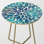 Petal Burst - Turquoise Side Table Gallery Image 2